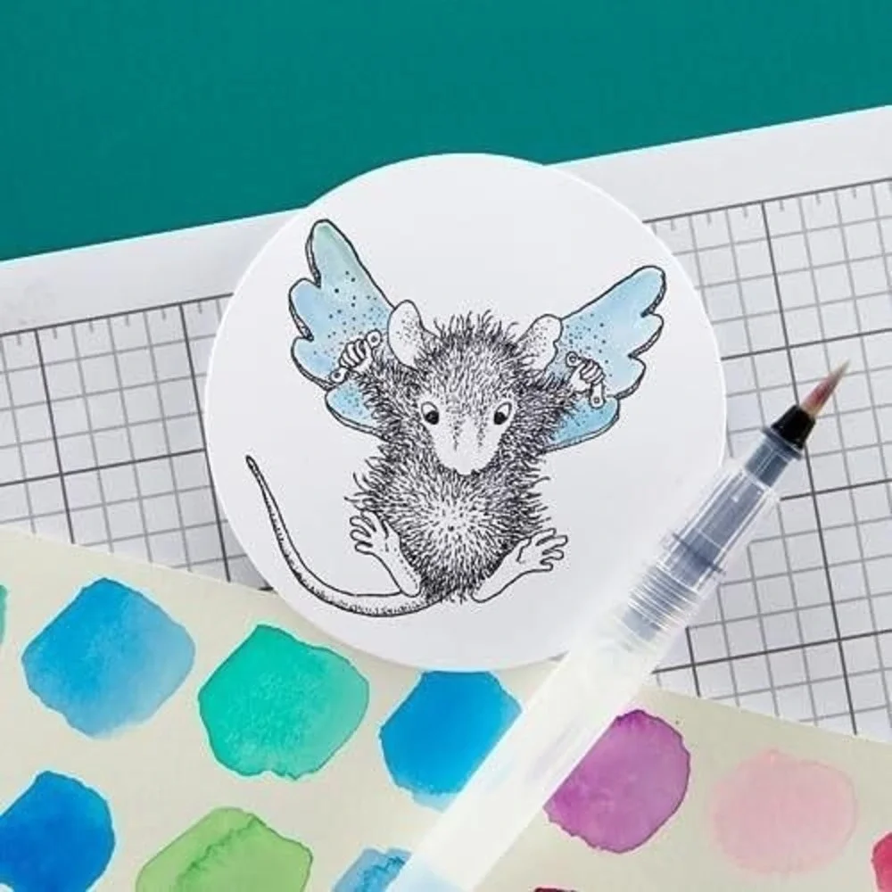 Spellbinders‎ House-Mouse Designs Flying to See You Cling Rubber Stamps RSC-012